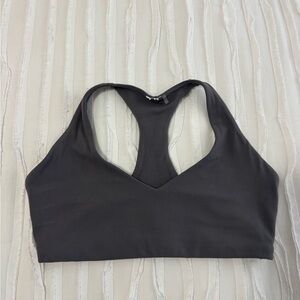 Oner active ash grey sports bra